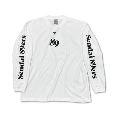 89ロゴロングスリーブTシャツ(ホワイト)